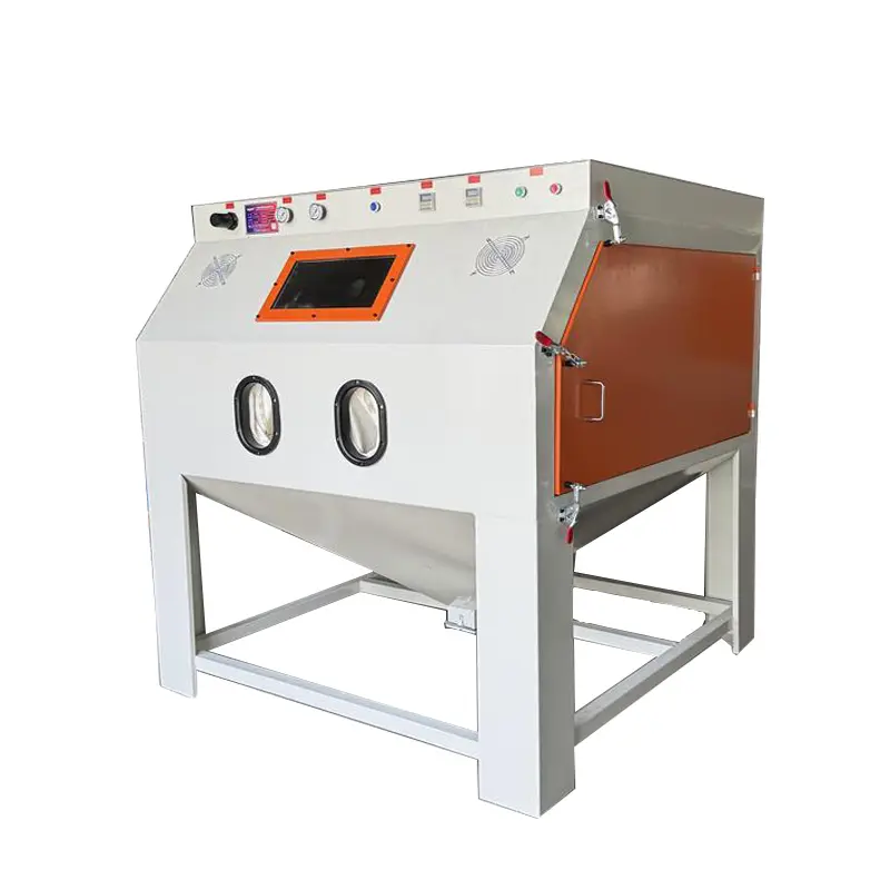 Mesin sandblasting kabinet lemari manual