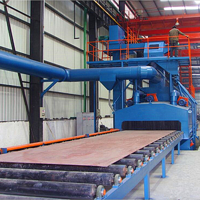 Roller Conveyor Dijupuk Blasting Machine