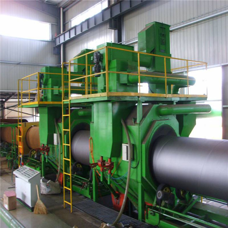 Steel Tube Rust Copot Shot Blast Cleaning Machine