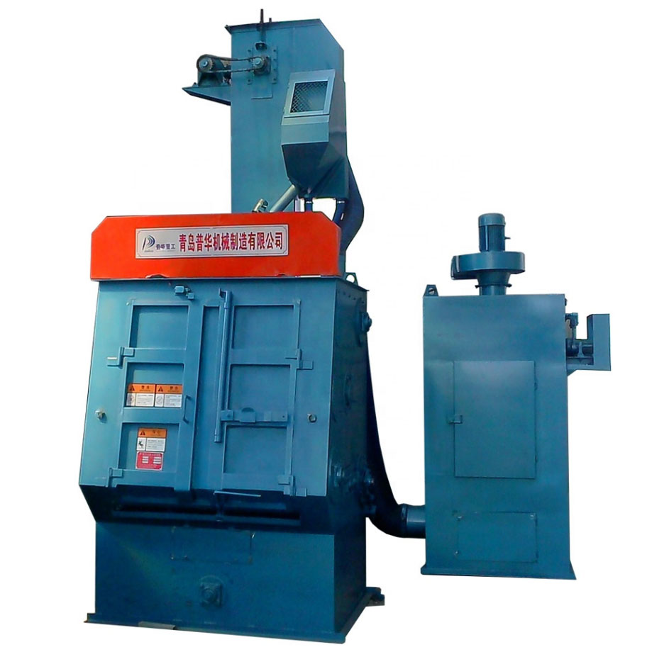 Vertikal Q32 Shot Blasting Machine karo Kapasitas Gedhe